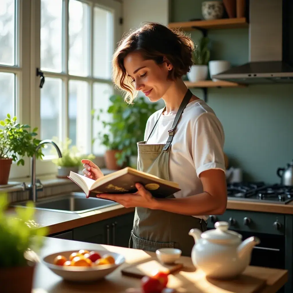 Écorces et fleurs de plantes médicinales disposées artistiquement autour d'un sachet de thé.